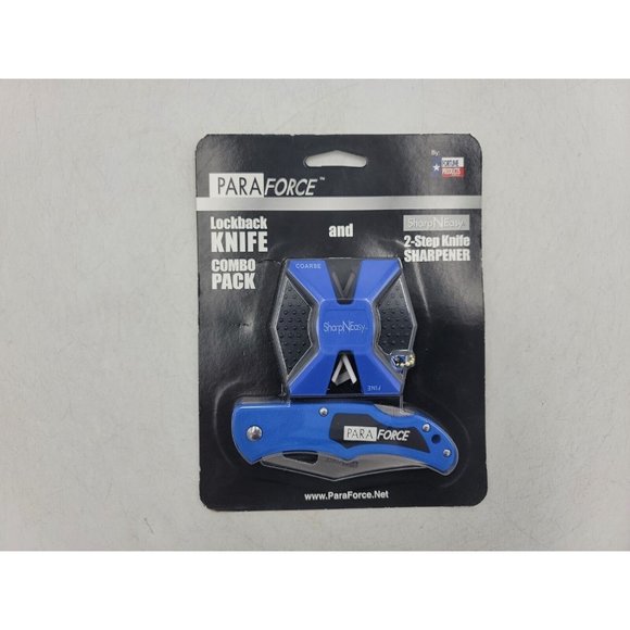 Lockback Knife Combo Pack Paraforce 2 Step Sharpener A9 - Picture 5 of 11